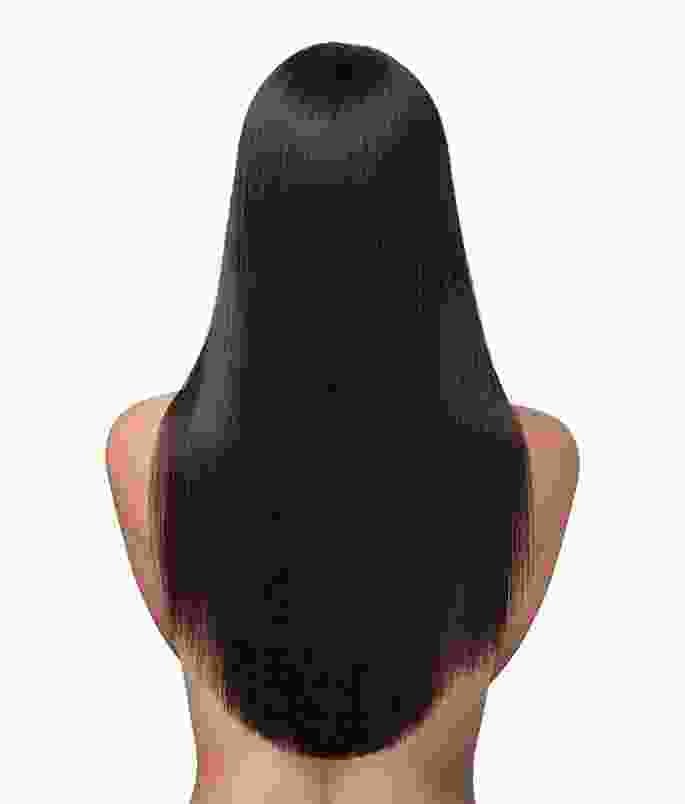 Synthetic brown hair extension - Image 3