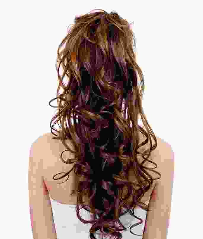 Golden Curly Wig - Image 4