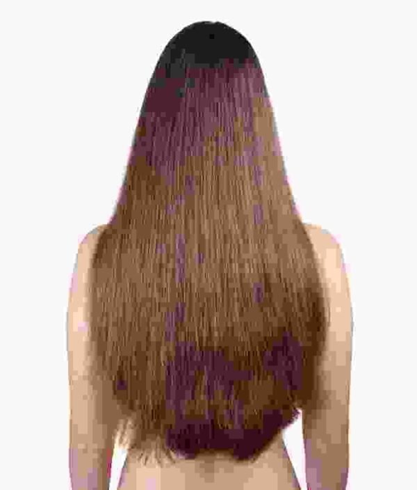 Synthetic brown hair extension - Image 2