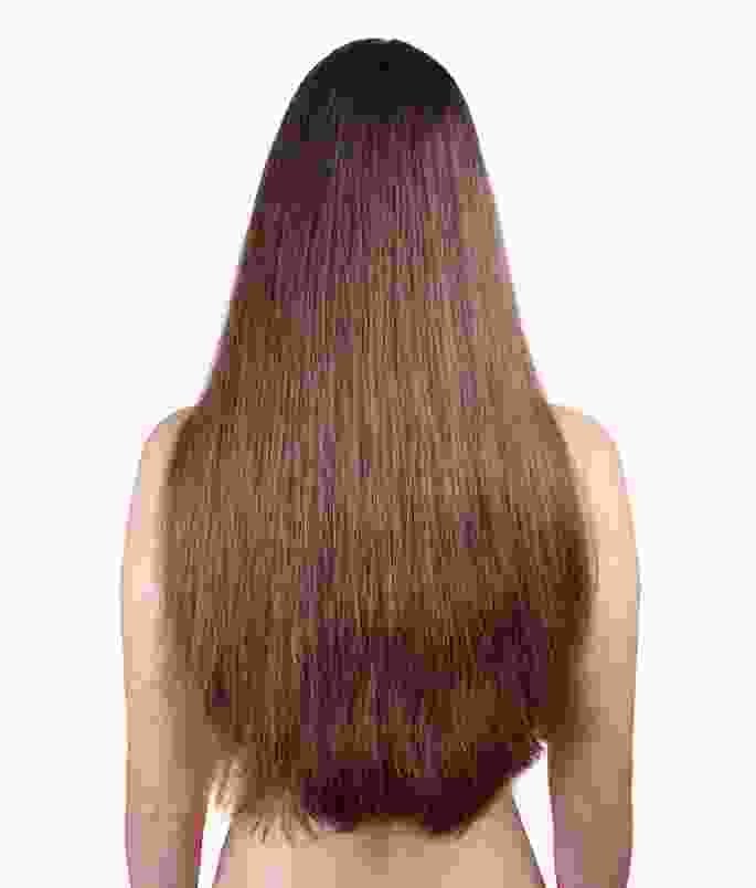 Synthetic brown hair extension - Image 2