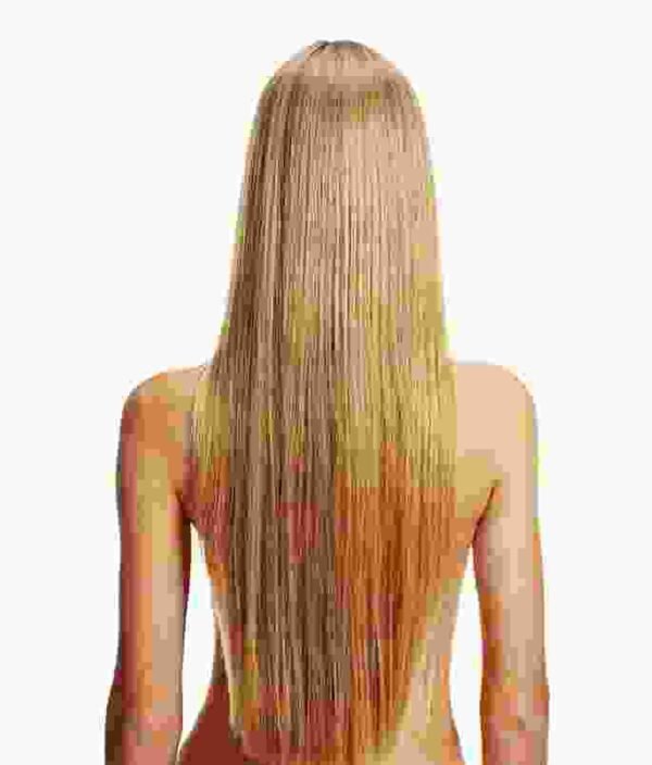 Synthetic brown hair extension - Image 4